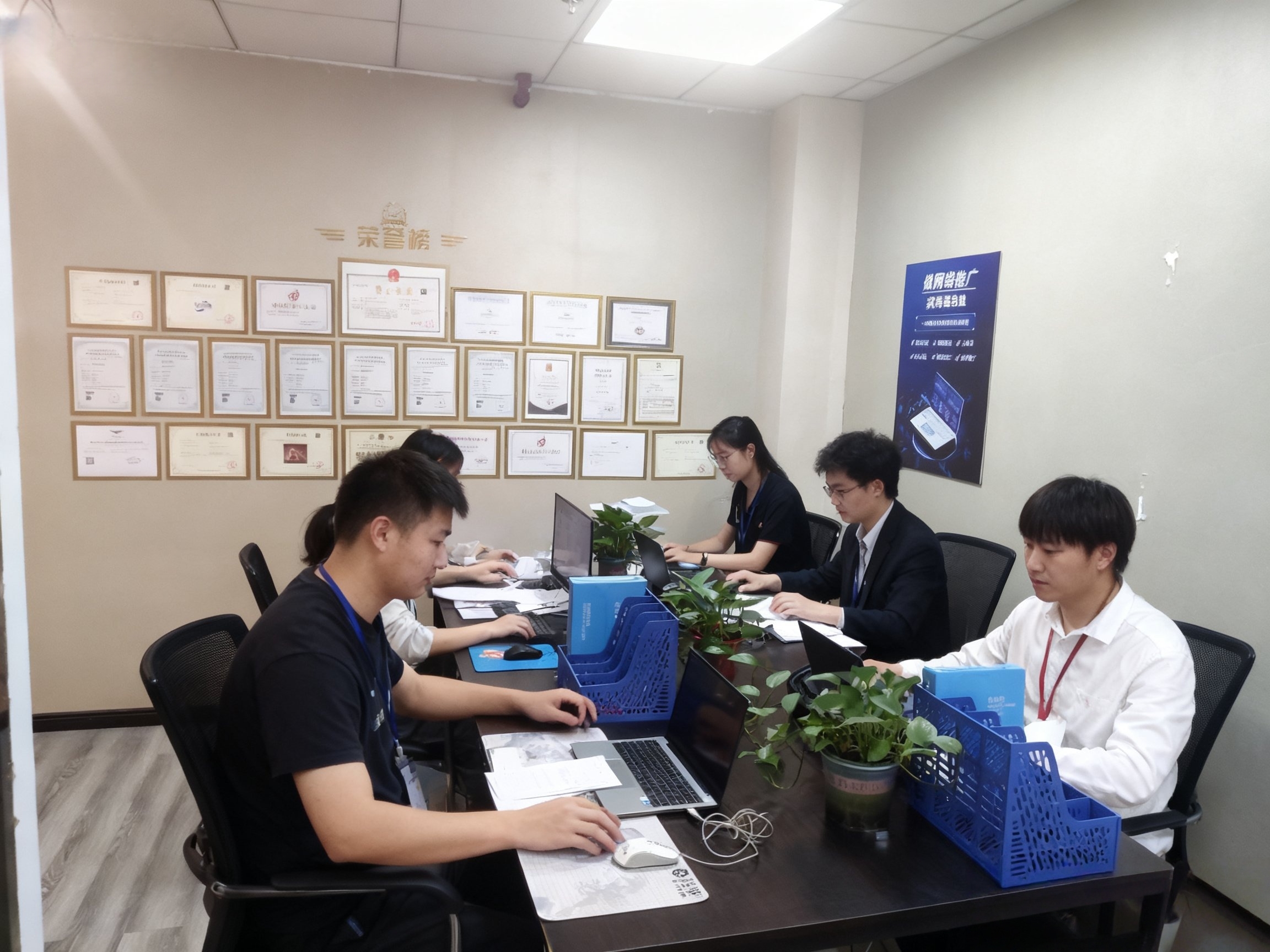 网推传媒公司实拍办公环境